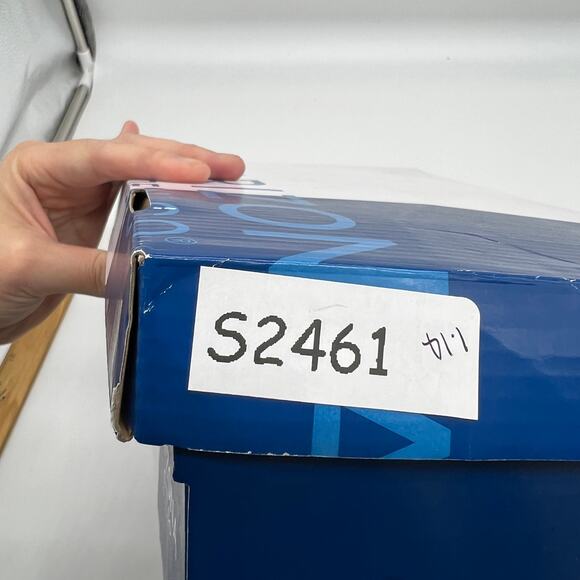 Arizona Jean Co Womens Heather Heeled Sandals Blue Denim Size 7.5M - Picture 14 of 16